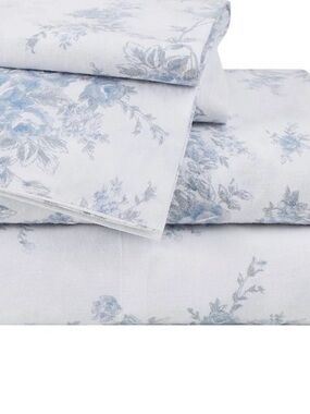 The Farmhouse by Rachel Ashwell FULL British Rose 4 Pc Sheet Set 100% Cotton